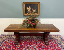 Load image into Gallery viewer, Antique French Dining Farmhouse Refectory Monastery Table Trestle Base Mid 19thC