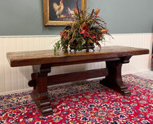 Load image into Gallery viewer, Antique French Dining Farmhouse Refectory Monastery Table Trestle Base Mid 19thC