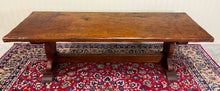 Load image into Gallery viewer, Antique French Dining Farmhouse Refectory Monastery Table Trestle Base 19thC