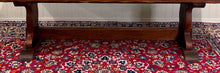 Load image into Gallery viewer, Antique French Dining Farmhouse Refectory Monastery Table Trestle Base 19thC