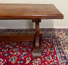 Load image into Gallery viewer, Antique French Dining Farmhouse Refectory Monastery Table Trestle Base 19thC