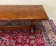 Load image into Gallery viewer, Antique French Dining Farmhouse Refectory Monastery Table Trestle Base 19thC