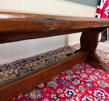 Load image into Gallery viewer, Antique French Dining Farmhouse Refectory Monastery Table Trestle Base 19thC