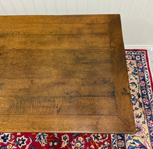 Load image into Gallery viewer, Antique French Renaissance Revival Farmhouse Dining Table Baluster Oak c.1900
