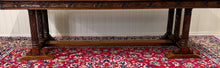 Load image into Gallery viewer, Antique French Renaissance Revival Farmhouse Dining Table Baluster Oak c.1900