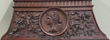 Load image into Gallery viewer, Antique French Fireplace Mantel Surround Renaissance Revival Carved Oak 19thC