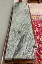 Load image into Gallery viewer, Antique French Fireplace Mantel Surround Marble Top Renaissance Revival Oak 19C