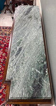 Load image into Gallery viewer, Antique French Fireplace Mantel Surround Marble Top Renaissance Revival Oak 19C