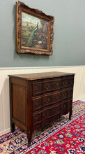 Load image into Gallery viewer, Antique French Chest of Drawers Commode Serpentine Carved Oak Louis XV
