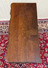 Load image into Gallery viewer, Antique French Chest of Drawers Commode Serpentine Carved Oak Louis XV