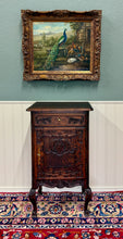 Load image into Gallery viewer, Antique French Louis XV Nightstand Cabinet Storage Drawer Oak 2 of 2 1920s