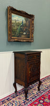 Load image into Gallery viewer, Antique French Louis XV Nightstand Cabinet Storage Drawer Oak 2 of 2 1920s