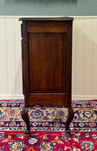 Load image into Gallery viewer, Antique French Louis XV Nightstand Cabinet Storage Drawer Oak 2 of 2 1920s