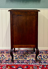 Load image into Gallery viewer, Antique French Louis XV Nightstand Cabinet Storage Drawer Oak 2 of 2 1920s