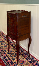 Load image into Gallery viewer, Antique French Louis XV Music Cabinet Side Table Drawer Carved Rosewood