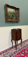 Load image into Gallery viewer, Antique French Louis XV Music Cabinet Side Table Drawer Carved Rosewood