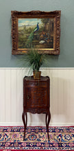 Load image into Gallery viewer, Antique French Louis XV Music Cabinet Side Table Drawer Carved Rosewood