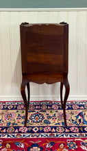 Load image into Gallery viewer, Antique French Louis XV Music Cabinet Side Table Drawer Carved Rosewood