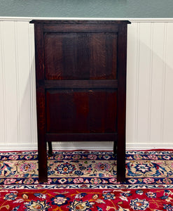 Antique French Louis XV Nightstand Cabinet Storage Drawer Oak 1 of 2 c. 1920s