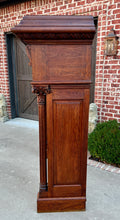 Load image into Gallery viewer, Antique French Fireplace Mantel Surround Renaissance Revival Carved Oak