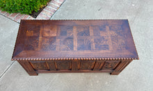 Load image into Gallery viewer, Antique French Blanket Box Chest Trunk Coffee Table Storage Chest Coffer Oak