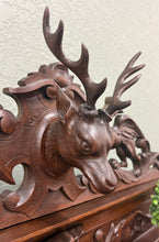 Load image into Gallery viewer, Antique French Renaissance Revival Hunt Buffet Server Sideboard Dark Oak 19C