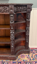 Load image into Gallery viewer, Antique French Renaissance Revival Style Carved Bookcase Bookshelf Oak c.1890s