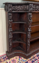 Load image into Gallery viewer, Antique French Renaissance Revival Style Carved Bookcase Bookshelf Oak c.1890s