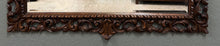 Load image into Gallery viewer, Antique French Mirror Framed Beveled LARGE Rectangular Oak Renaissance c. 1900