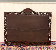 Load image into Gallery viewer, Antique French Mirror Framed Beveled LARGE Rectangular Oak Renaissance c. 1900