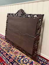 Load image into Gallery viewer, Antique French Mirror Framed Beveled LARGE Rectangular Oak Renaissance c. 1900