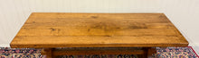 Load image into Gallery viewer, Antique French Country Farm Dining Table Farmhouse Trestle Base Honey Oak 1930s