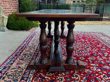 Load image into Gallery viewer, Antique Italian Table Dining Library Conference Table Desk Walnut 98&quot; 19th C