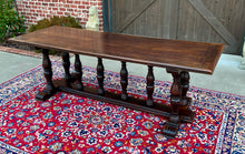 Load image into Gallery viewer, Antique Italian Table Dining Library Conference Table Desk Walnut 98&quot; 19th C