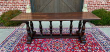 Load image into Gallery viewer, Antique Italian Table Dining Library Conference Table Desk Walnut 98&quot; 19th C