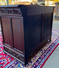 Load image into Gallery viewer, Antique French Renaissance Revival Server Sideboard Buffet Cabinet Oak 19C