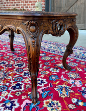 Load image into Gallery viewer, Antique French Louis XV Style Coffee Table Bench Honey Oak Highly Carved