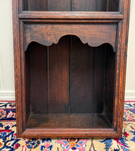 Load image into Gallery viewer, Antique English Pair Bookcases Plate Racks Wall Shelves Hanging Wall Oak 1920-30