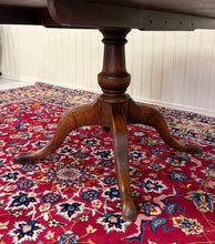 Load image into Gallery viewer, Antique English Country Oval Dining Table Farmhouse Pedestal Oak 1920s-30s