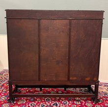 Load image into Gallery viewer, Antique English Jacobean Bookcase Bookshelf Cabinet Barley Twist Wavy Glass Oak