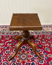Load image into Gallery viewer, Antique English Country Oval Dining Table Farmhouse Pedestal Oak 1920s-30s
