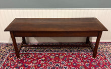 Load image into Gallery viewer, Antique French Country Farm Dining Table Farmhouse Baker&#39;s Table Drawer Oak