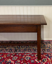 Load image into Gallery viewer, Antique French Country Farm Dining Table Farmhouse Baker&#39;s Table Drawer Oak
