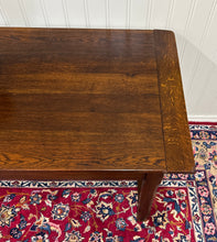 Load image into Gallery viewer, Antique French Country Farm Dining Table Farmhouse Baker&#39;s Table Drawer Oak