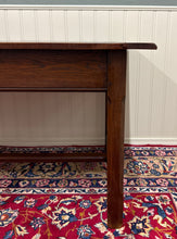 Load image into Gallery viewer, Antique French Country Farm Dining Table Farmhouse Baker&#39;s Table Drawer Oak
