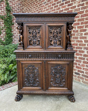 Load image into Gallery viewer, Antique French Renaissance Revival Walnut Chest Cabinet Apothecary Jewelry