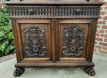 Load image into Gallery viewer, Antique French Renaissance Revival Walnut Chest Cabinet Apothecary Jewelry