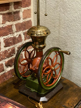 Load image into Gallery viewer, Antique Lamp Iron Coffee Grinder Enterprise Mfg Philadelphia PA Rewired 2 of 2