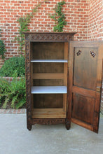 Load image into Gallery viewer, Antique French BRETON Cabinet Bookcase Cupboard Wardrobe Armoire Linen Petite
