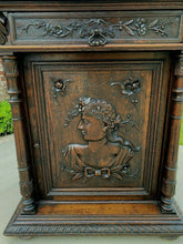 Load image into Gallery viewer, Antique French Oak Cabinet Renaissance Revival Buffet Sideboard Server Wine Bar